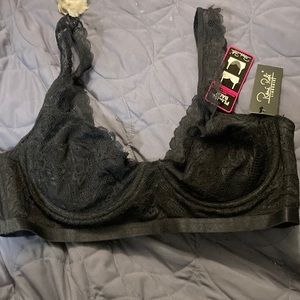 Rene Rofe black lace bra